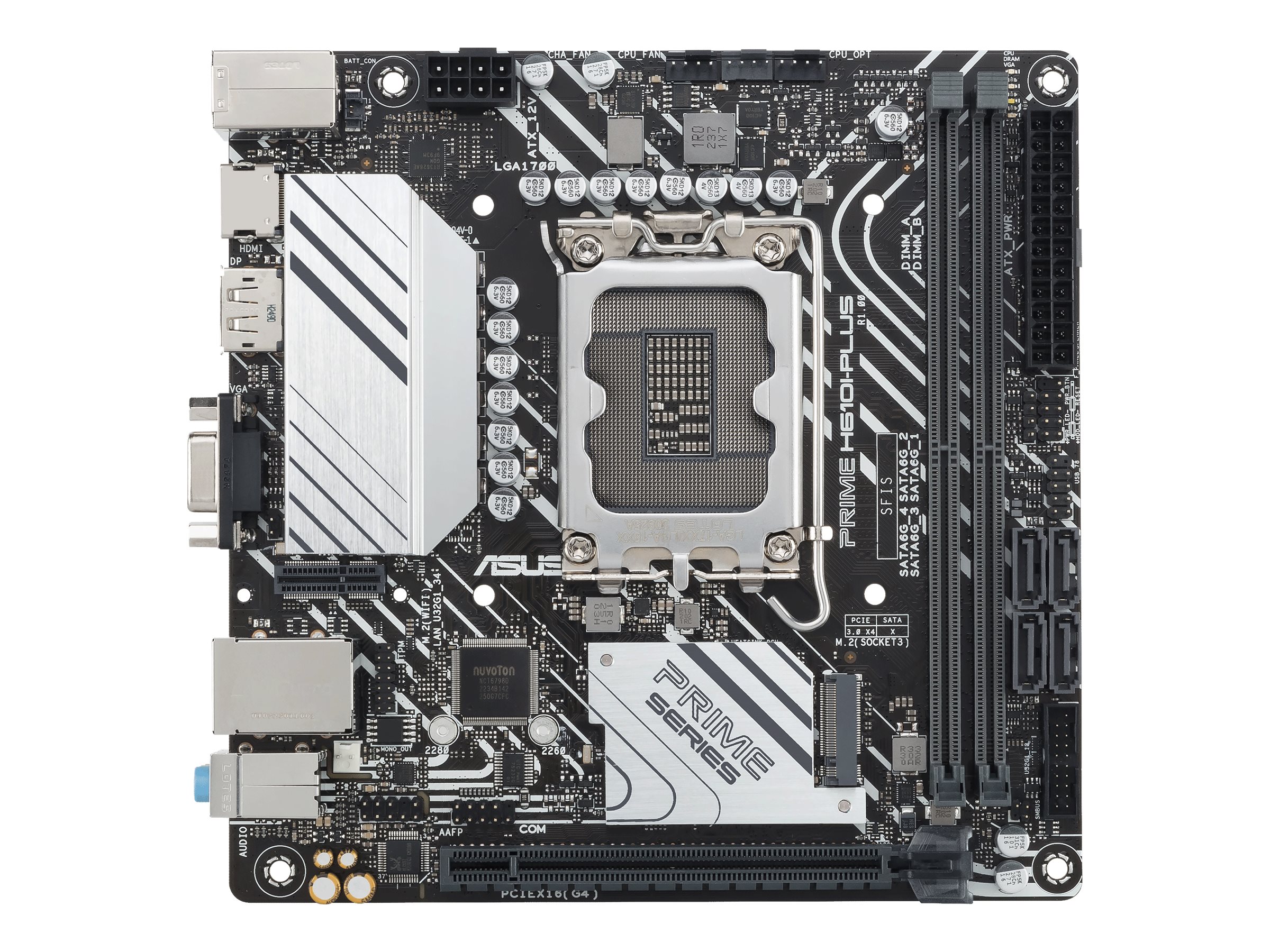 ASUS PRIME H610I-PLUS-CSM - Motherboard - Mini-ITX - LGA1700-Sockel - H610