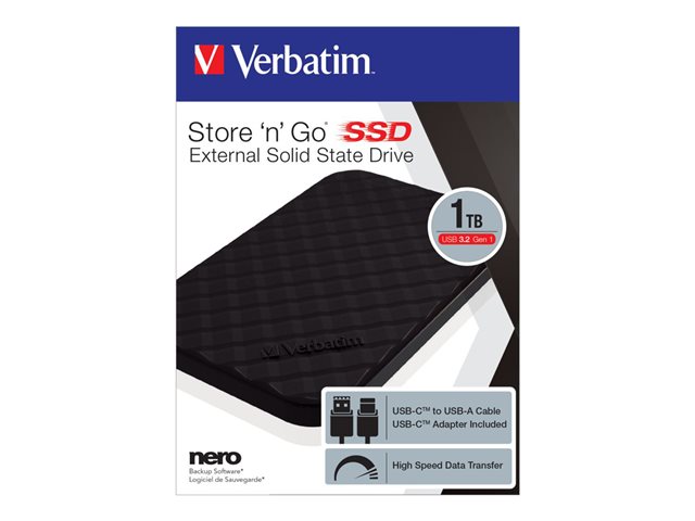 Verbatim Store 'n' Go - SSD - 1 TB - USB 3.2 Gen 1