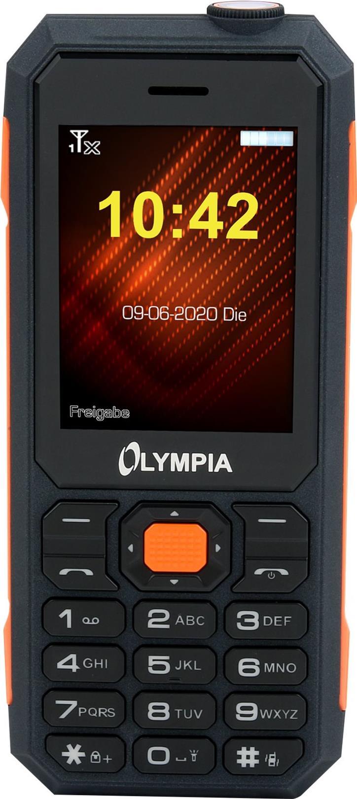 OLYMPIA Active - Schwarz
orange - Feature Phone - GSM