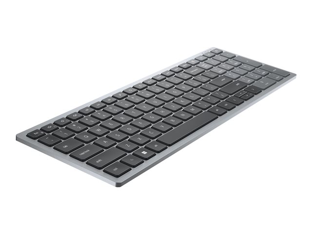Dell KB740 - Tastatur - kompakt
mehrere Geräte - QWERTZ - Deutsch - Titan Gray Eingabegerät