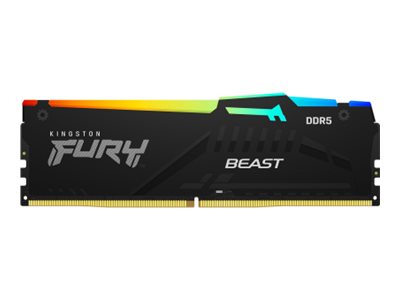 Kingston FURY Beast - DDR5 - Kit - 128 GB: 4 x 32 GB - DIMM 288-PIN - 5200 MHz / PC5-41600