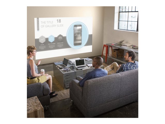 Epson CO-FH01 - 3-LCD-Projektor - tragbar - weiÃŸ