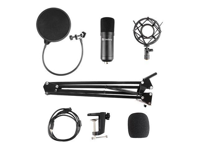 Sandberg Streamer USB Microphone Kit - Mikrofon