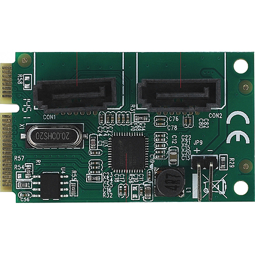 Delock - Speichercontroller (RAID) - SATA 6Gb/s - PCIe 2.0 Mini Card