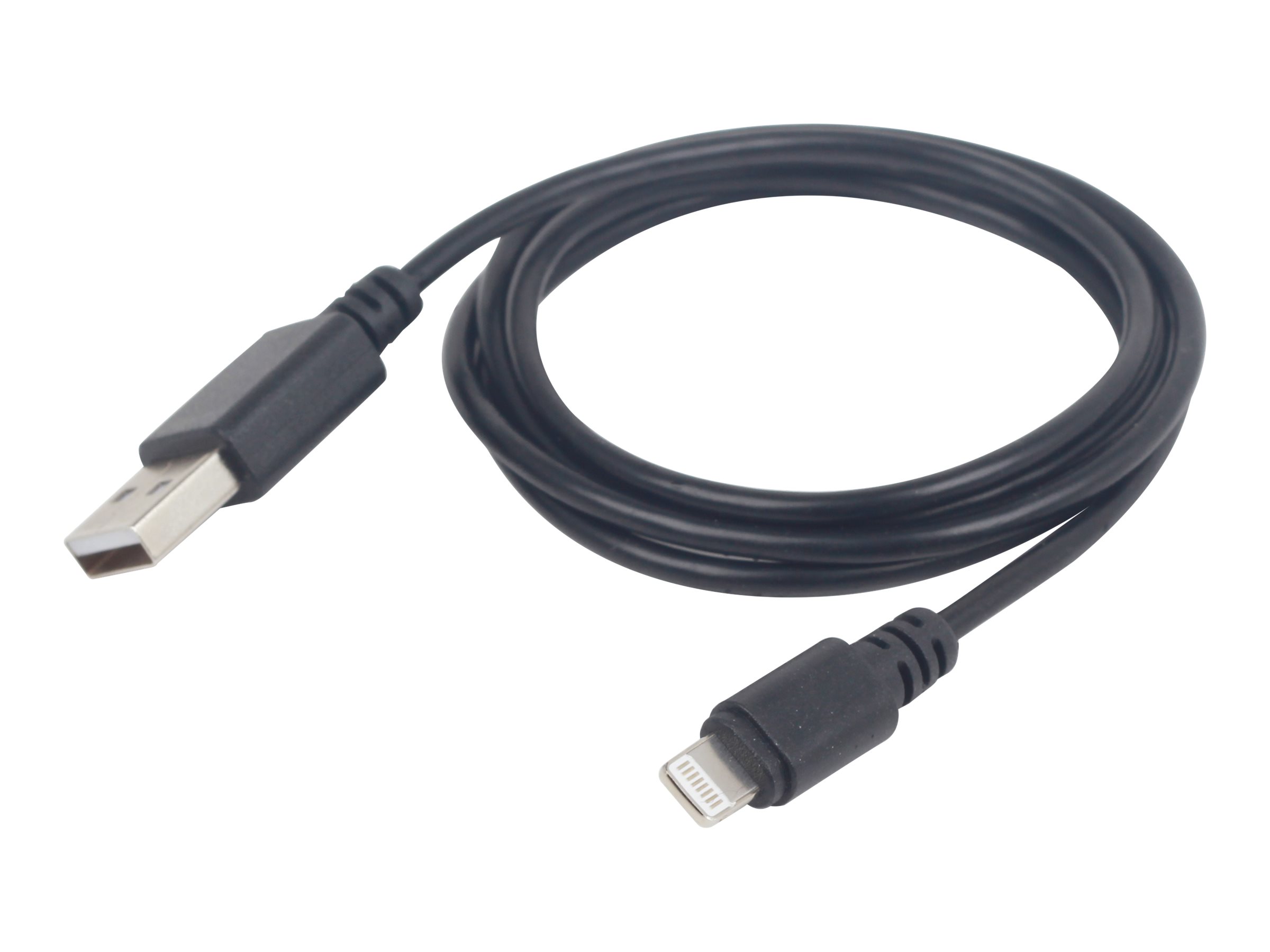 Cablexpert - Lightning-Kabel - Lightning (M) bis USB (M) - 1 m - abgeschirmt - Schwarz