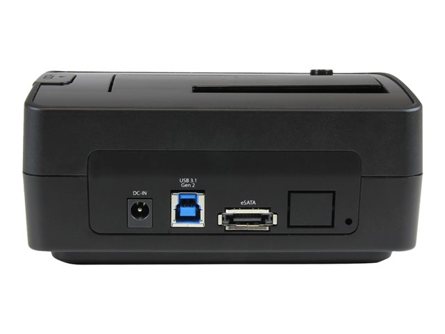 StarTech.com Dockingstation für 2
5 / 3
5" SATA Laufwerke - USB 3.1 (USB-A
USB-C) oder eSATA - USB A und USB C Kabel enthalten - HDD-Dockingstation - SATA 6Gb/s - eSATA
USB 3.1 (Gen 2)