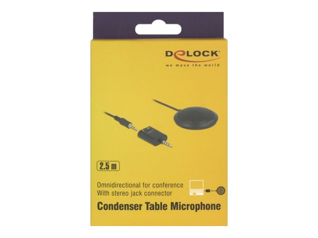 Delock Condenser Table Microphone - Mikrofon