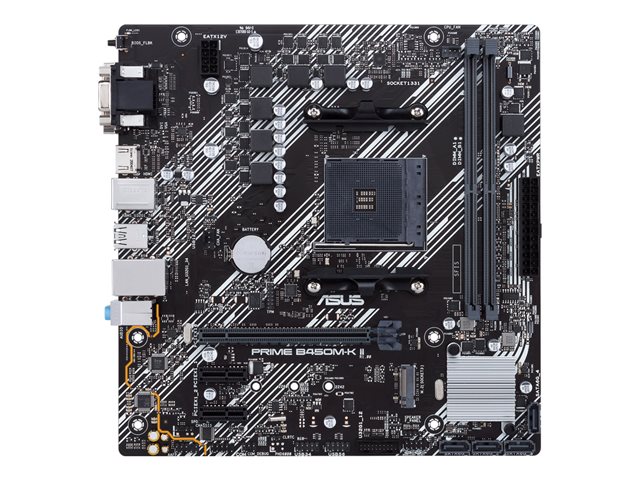 ASUS PRIME B450M-K II - Motherboard - micro ATX - Socket AM4 - AMD B450