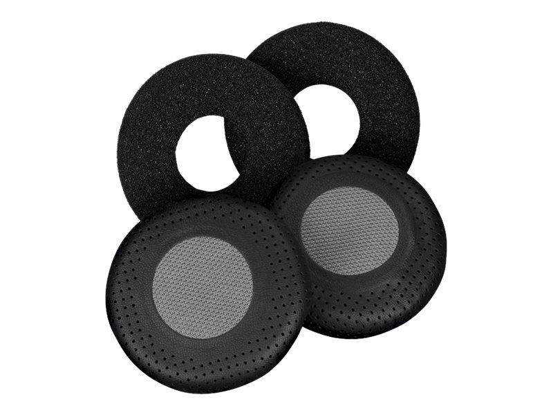 EPOS I SENNHEISER HZP 46 BLACK - Größe L - Lederohrkissen für Kopfhörer - Schwarz