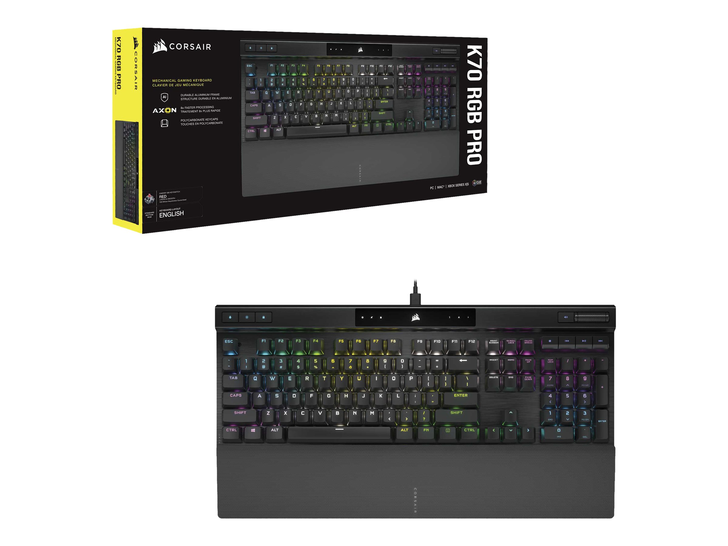 CORSAIR Gaming K70 RGB PRO - Tastatur - Deutsch Eingabegerät