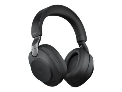 Jabra Evolve2 85 UC Stereo - Headset - ohrumschließend - Bluetooth - kabellos, kabelgebunden - aktive Rauschunterdrückung - 3,5 mm Stecker - Geräuschisolierung - Schwarz