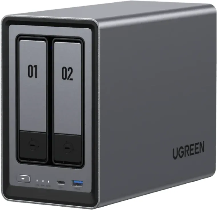 Ugreen NASync DXP2800 NAS System 2-Bay - Storage Server - NAS - SATA