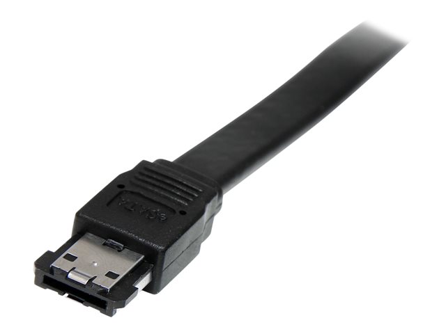 StarTech.com 1,8m geschirmtes eSATA Kabel - St/St - externes SATA Kabel - eSATA Kabel 180cm - eSATA-Kabel - Serial ATA 150 - eSATA (M) zu eSATA (M) - 1.8 m - Schwarz - für P/N: S351BMU33ET, S351BMU33ETG, SATDOCK5U3ER, SDOCKU313E, SDOCKU33EBV, SDOCKU33EF