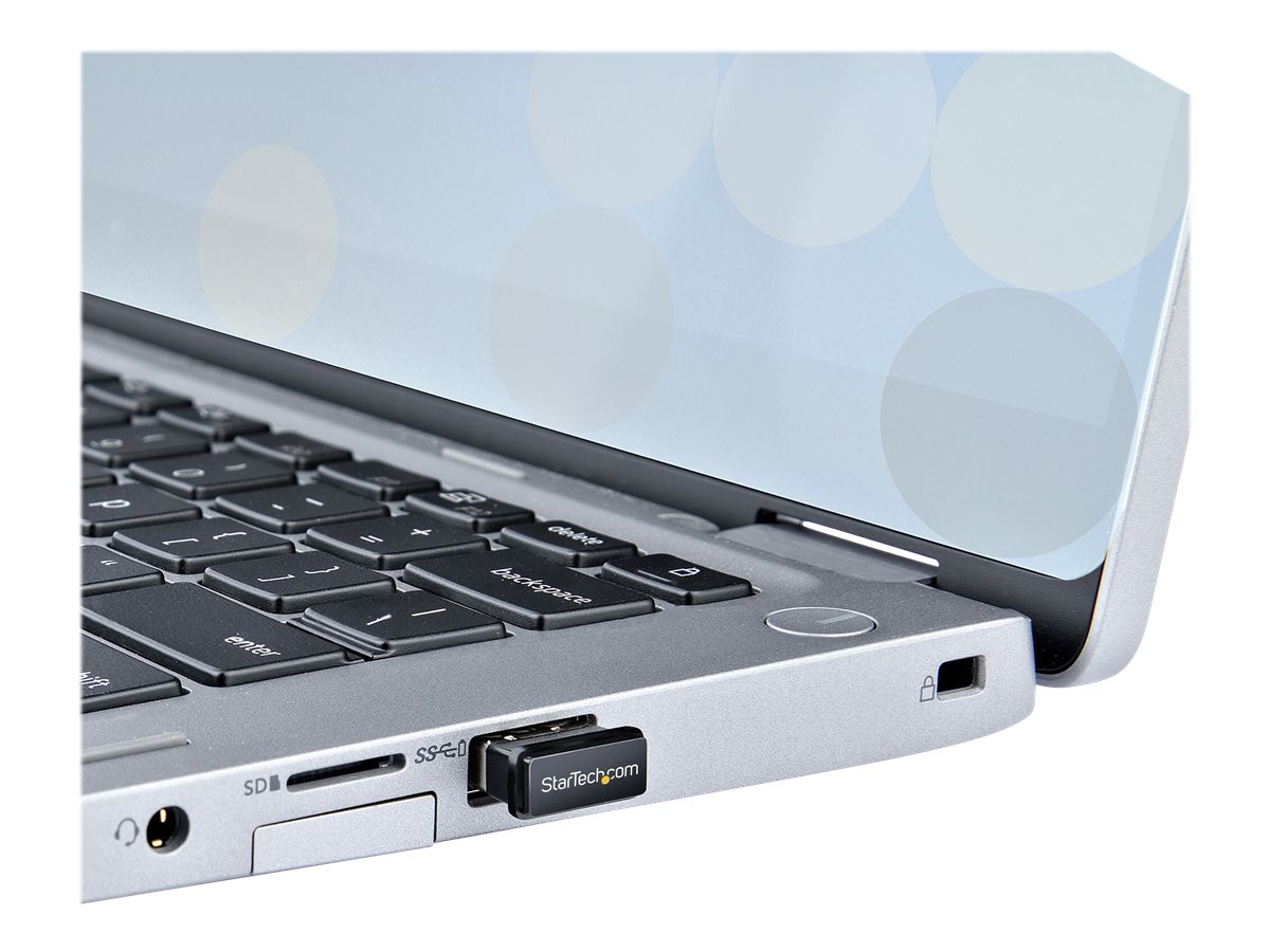 StarTech.com USB Bluetooth 5.0 Adapter
USB Bluetooth Dongle Receiver for PC/Computer/Laptop/Keyboard/Mouse/Headsets
Range 33ft/10m
EDR (USBA-BLUETOOTH-V5-C2) - Netzwerkadapter - USB