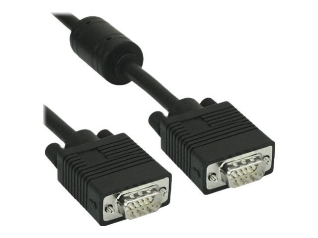 InLine - VGA-Kabel - HD-15 ohne Pol 9 (M) zu HD-15 ohne Pol 9 (M) - 50 cm - geformt - Schwarz