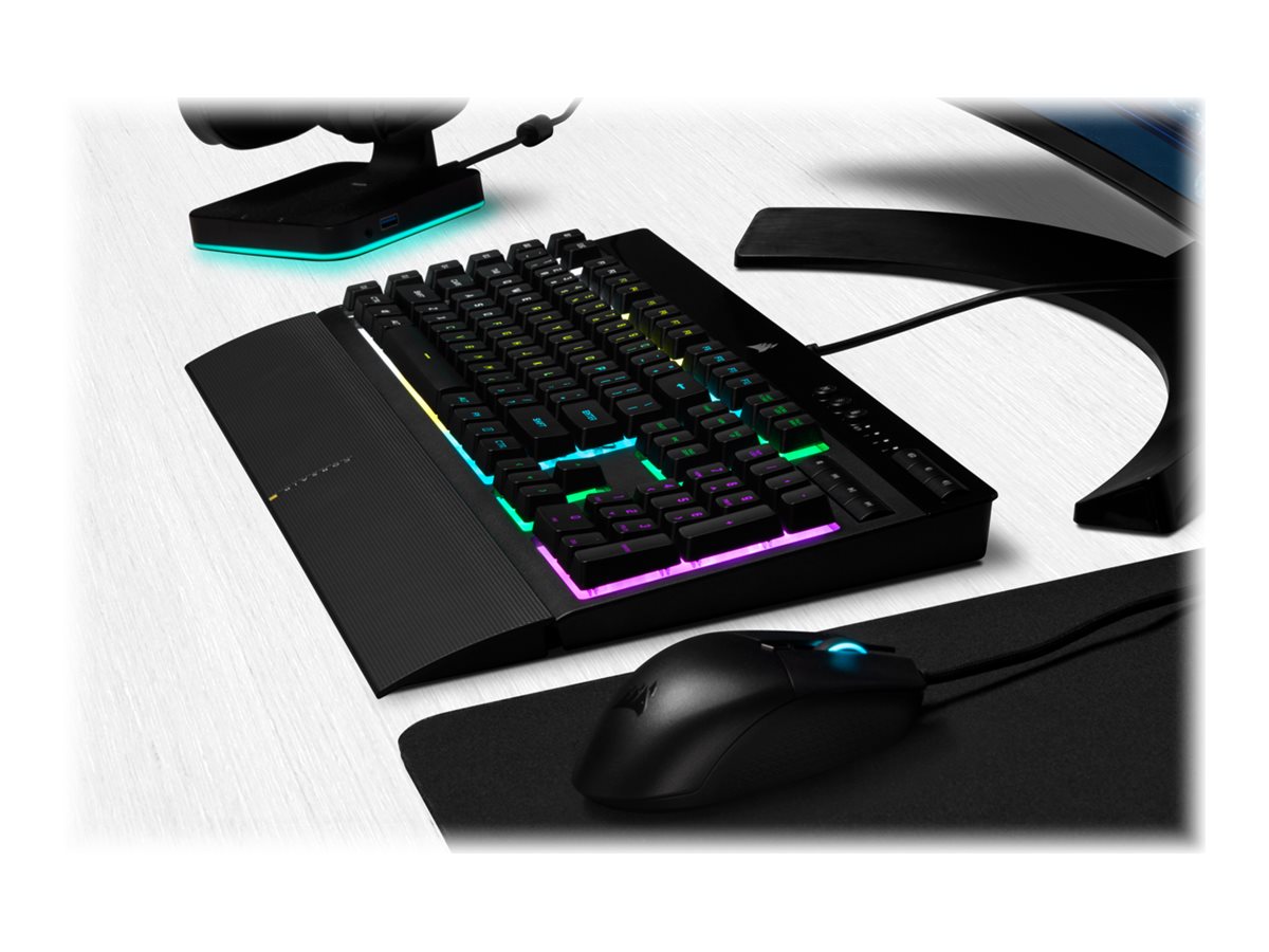 CORSAIR Gaming K55 RGB PRO - Tastatur - Deutsch - Schwarz Eingabegerät