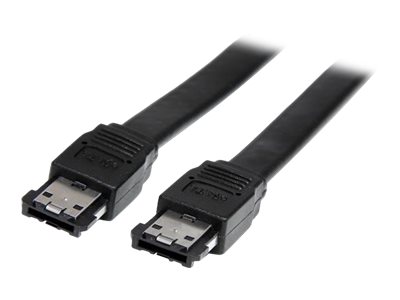 StarTech.com 90cm externes eSATA-Kabel geschirmt - St/St - eSATA-Kabel - Serial ATA 150 - eSATA (M) zu eSATA (M) - 91 cm - Schwarz - für P/N: PEXUSB311A1E, S351BMU33ET, S351BMU33ETG, SDOCKU313E, SDOCKU33EF, TB2DOCK4K2DP