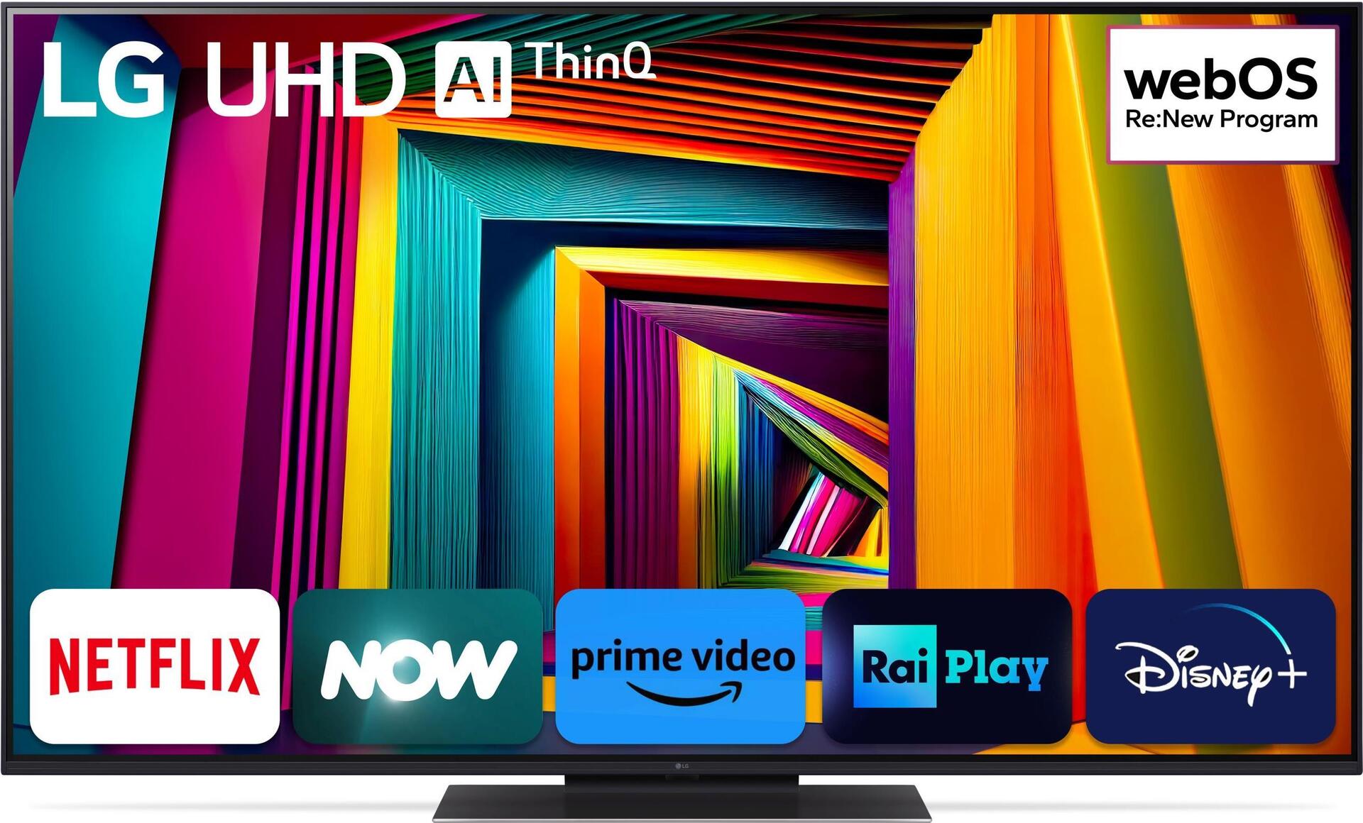LG UHD 55UT91006LA 139.7 cm 55" 4K Ultra HD Smart-TV WLAN Blau - 139,7 cm - 55" - (3840x2160) - DVB-C - DVB-S2 - DVB-T2 - HDMI - Fernbedienung - Standfuß - 60 Hz