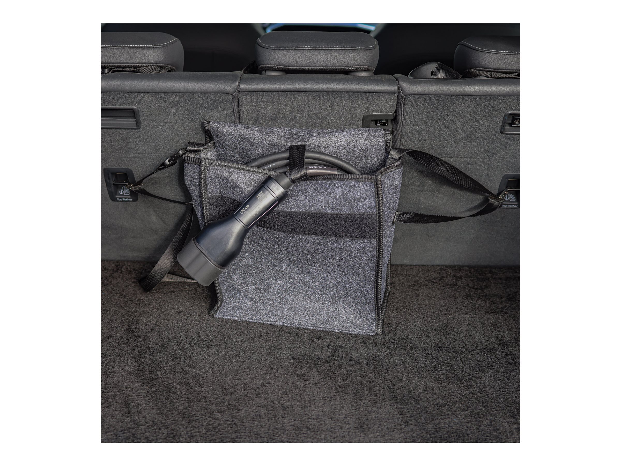 InLine EV Spiral-Autoladekabel 22kW Typ2 - 3-phasig - 7,5m - 7,5 m - halogenfrei - IEC