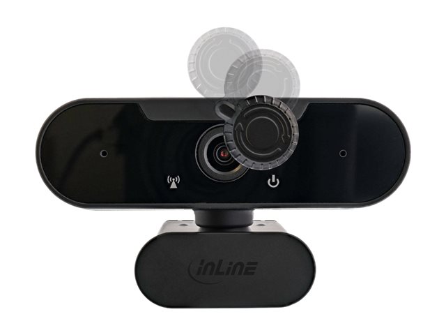 InLine Webcam FullHD 1920x1080/30Hz mit Autofokus - USB-C Anschlusskabel