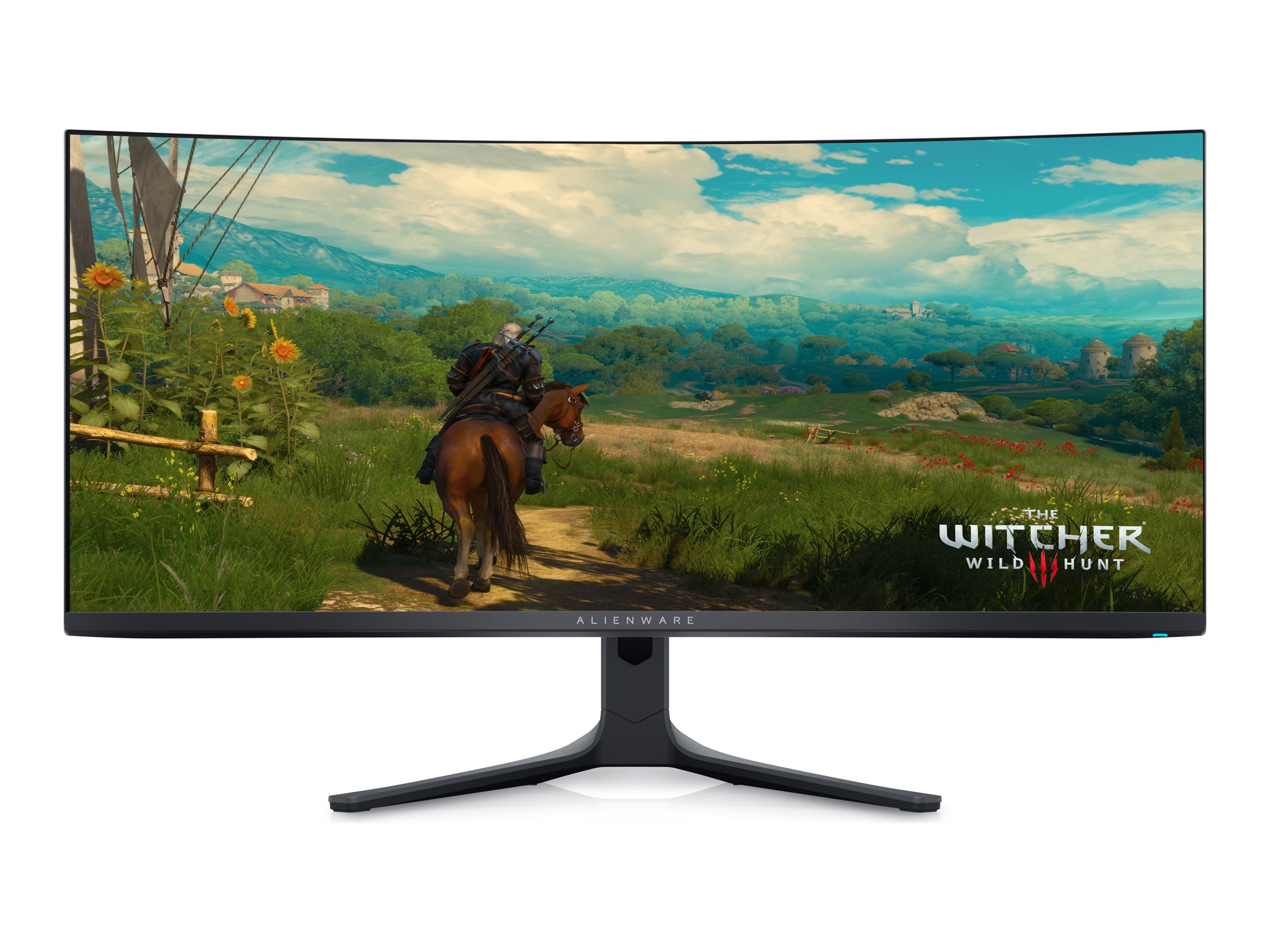 Alienware 34 Gaming Monitor AW3423DWF - OLED-Monitor - Gaming - gebogen - 86.82 cm (34.18") - 3440 x 1440 UWQHD @ 165 Hz - 1000 cd/m² - 1000000:1 - DisplayHDR 400 True Black - 0.1 ms - HDMI, 2xDisplayPort - Dark Side of the Moon