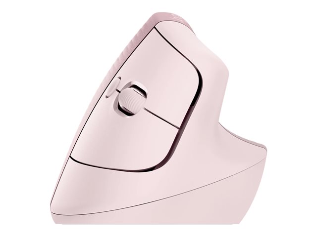 Logitech Lift Vertical Ergonomic Mouse - vertikale Maus - Bluetooth
2.4 GHz - rosé
