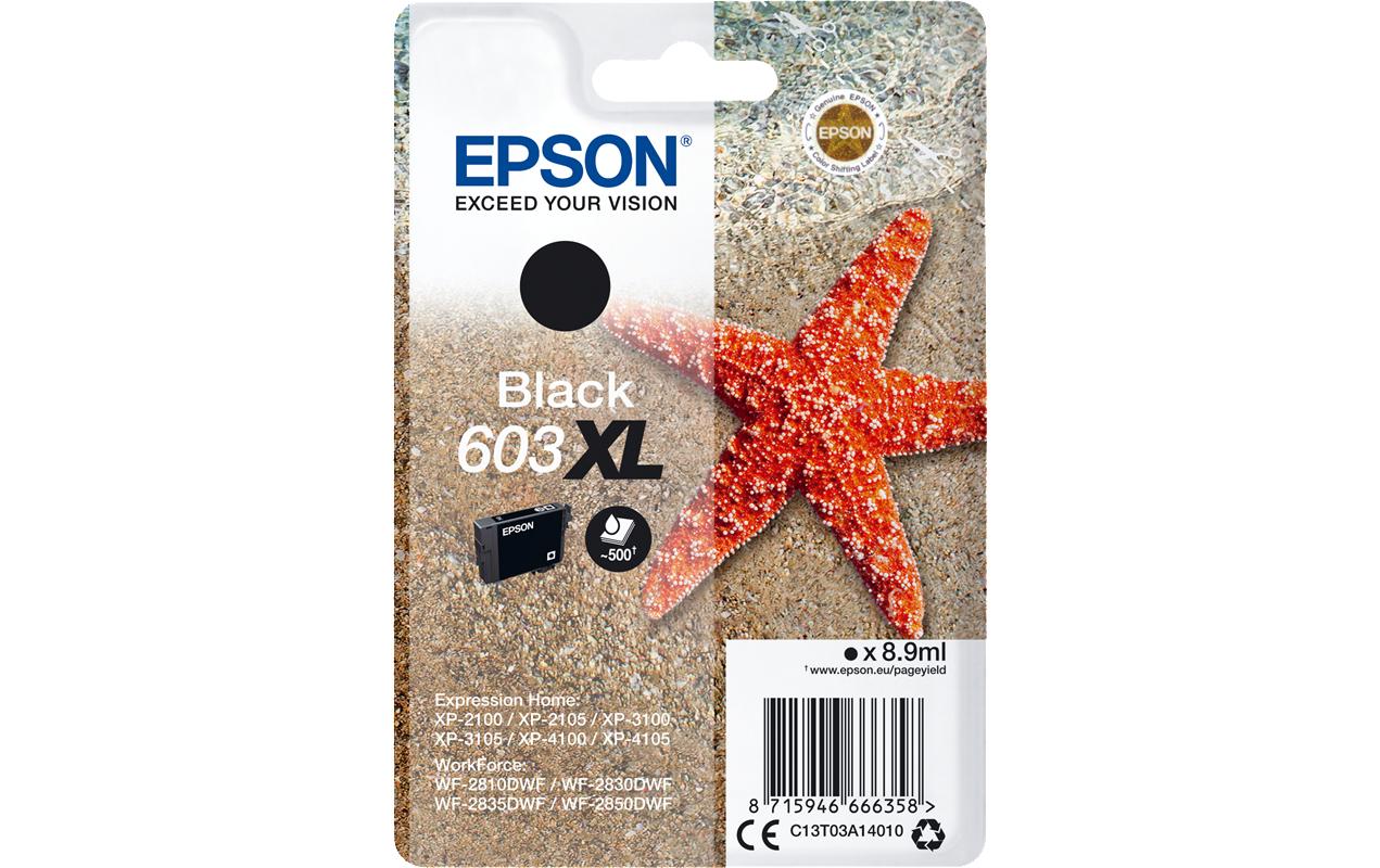 Epson Tinte 603XL / C13T03A14010 Black 