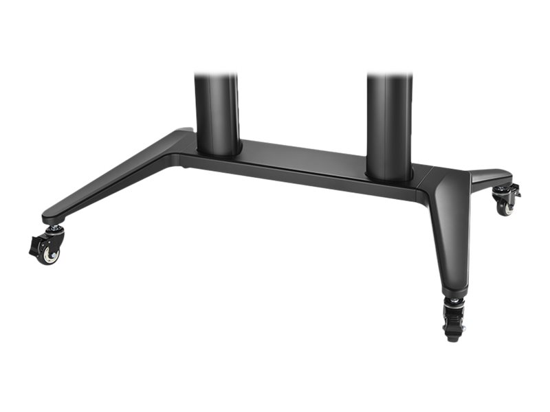 HAGOR BrackIT Stand HD XXL Wagen - für Flachbildschirm / AV-System / Kamera - Schwarz