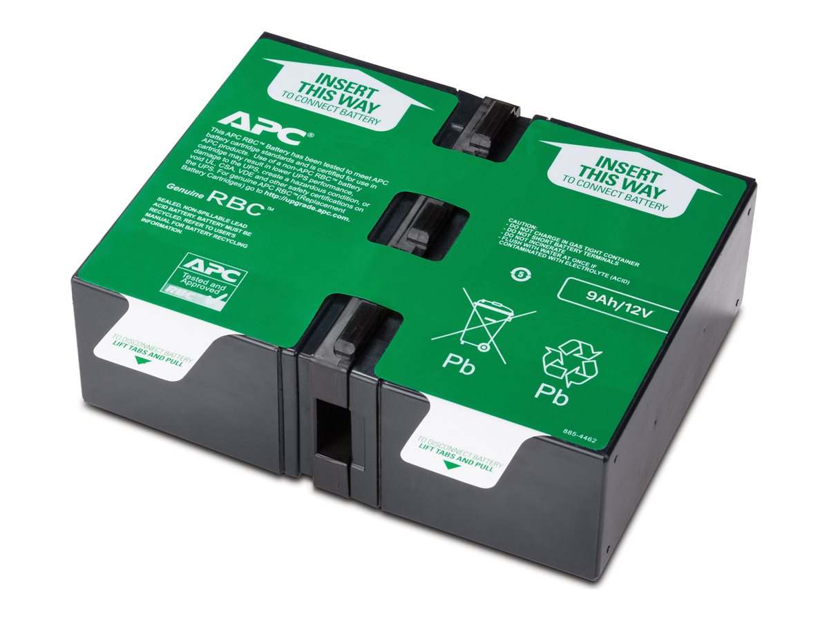 APC Replacement Battery Cartridge #124 - USV-Akku - 1 x Batterie - Bleisäure - für P/N: BR1500G-RS, BX1500M, BX1500M-LM60, SMC1000-2UC, SMC1000-2UTW, SMC1000I-2UC