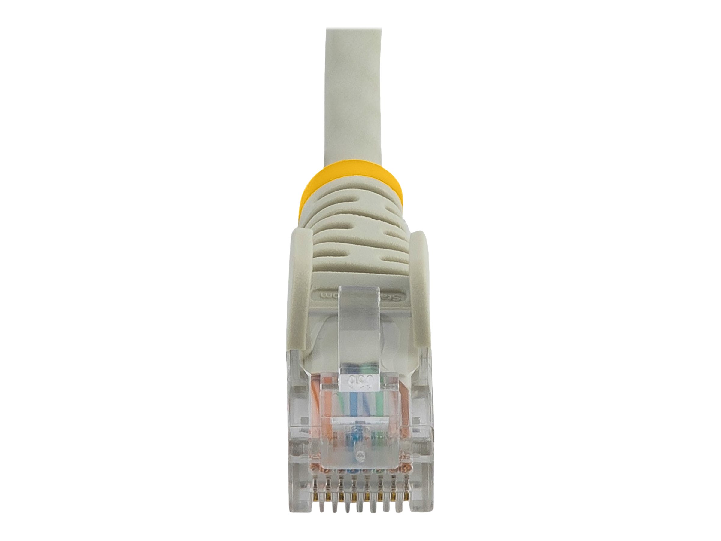 StarTech.com 3m Cat5e RJ45 UTP Netzwerkkabel Snagless - Cat 5e Patchkabel - Grau - Stecker / Stecker - Patch-Kabel - RJ-45 (M) zu RJ-45 (M) - 3 m - UTP - CAT 5e - geformt, ohne Haken - Grau