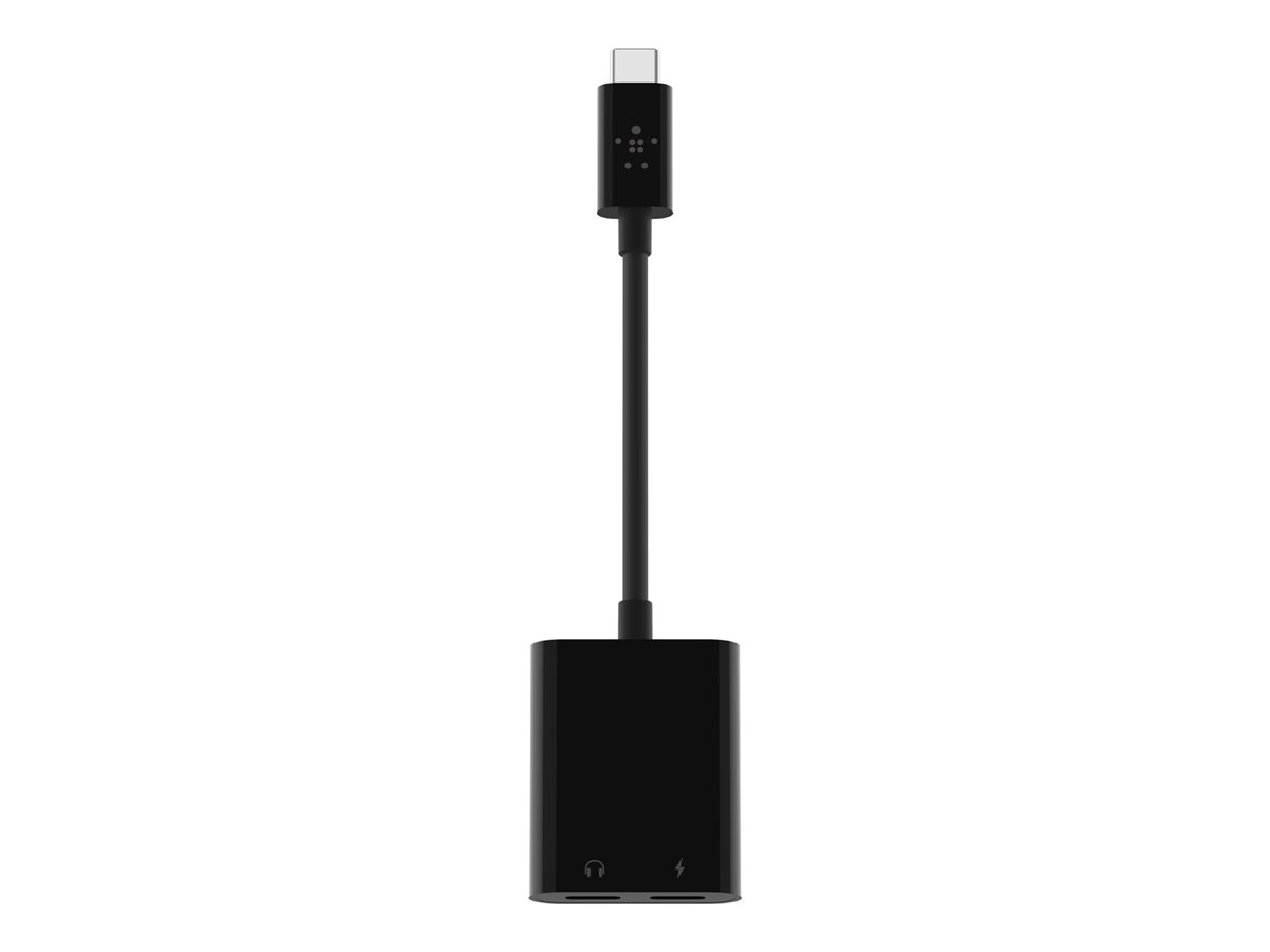 Belkin Connect Audio + Charge - USB-C auf USB-C Kopfhörer-/Ladeadapter - Audio/USB - 14 m