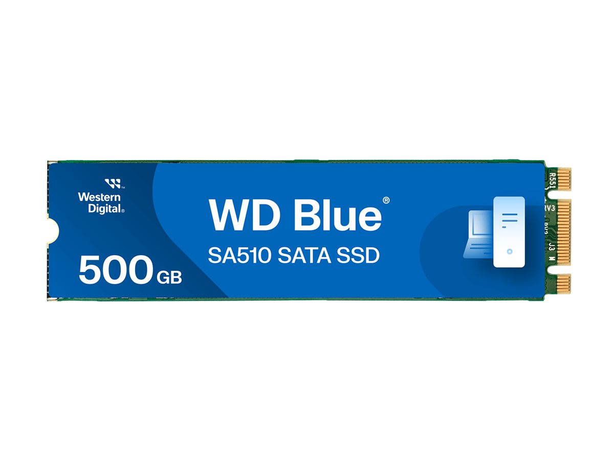 WD Blue SA510 WDS500G3B0B-00AXS0 - SSD - 500 GB - SATA 6Gb/s