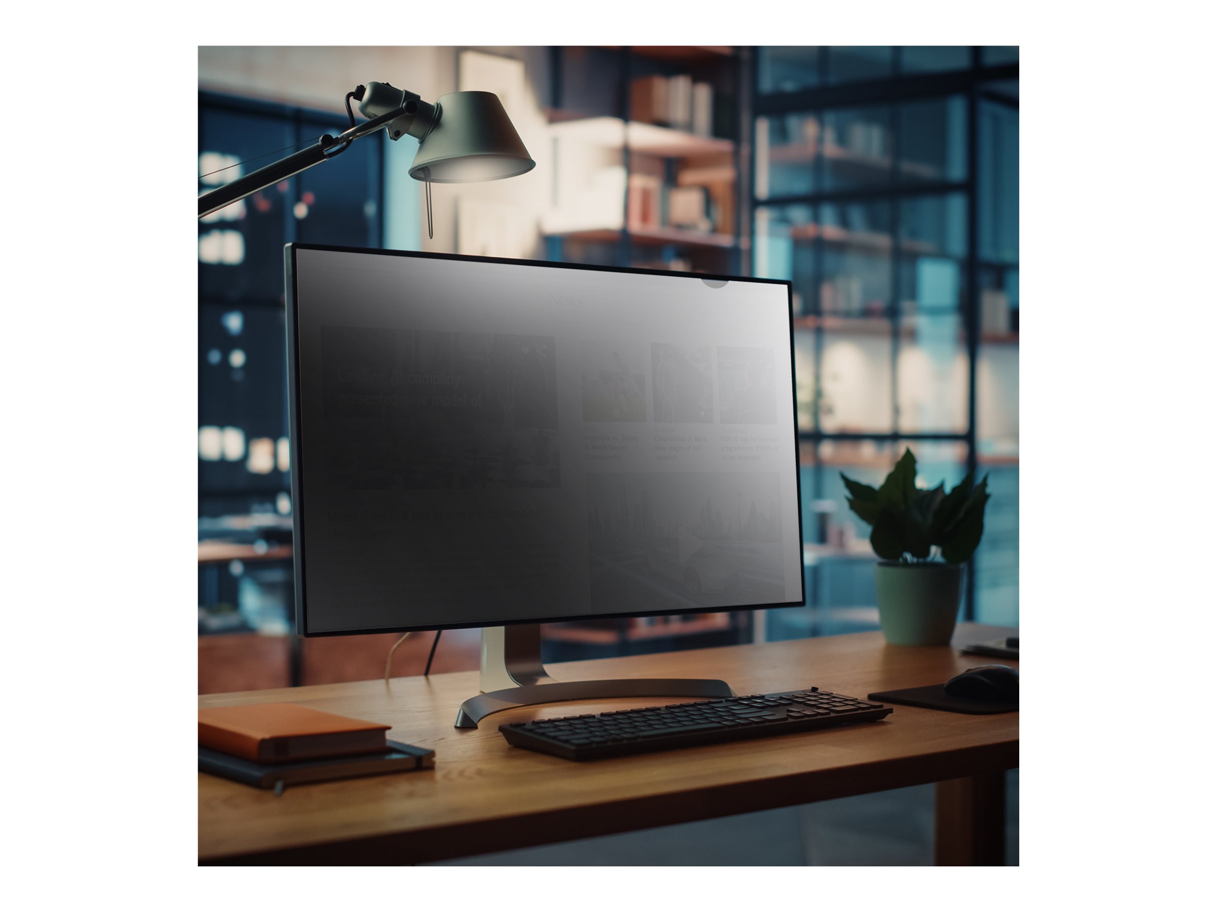 StarTech.com Displayschutzfolie für 23 Zoll (58cm) PC Display - Monitor Blickschutzfolie - Bildschirmsichtschutz