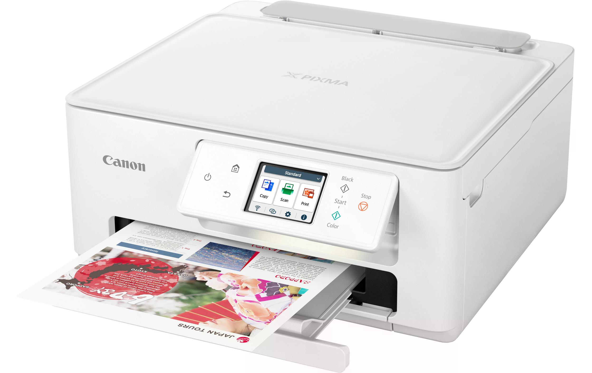 Canon PIXMA TS7650i 4 in 1 Tintenstrahl-Multifunktionsdrucker grau