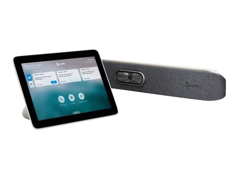 Poly Studio X30 - Kit für Videokonferenzen (Touchscreen-Konsole, Videoleiste) - Zoom Certified, Zertifiziert für Microsoft Teams, Google Meet Certified - mit Poly TC8