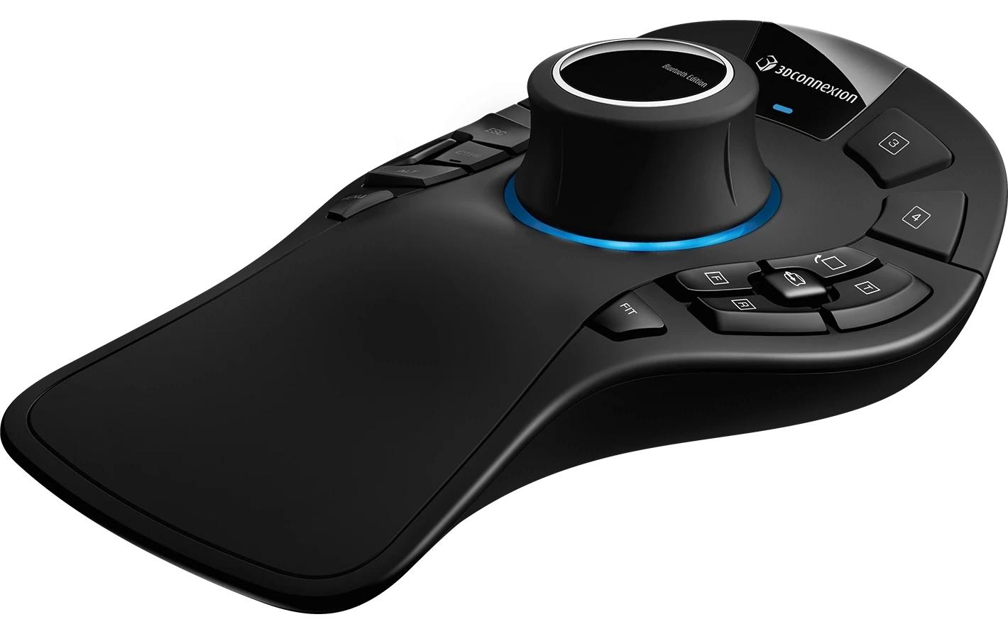 3Dconnexion SpaceMouse Pro Wireless - Bluetooth Edition - 3D-Maus - 2.4 GHz
Bluetooth
USB-C