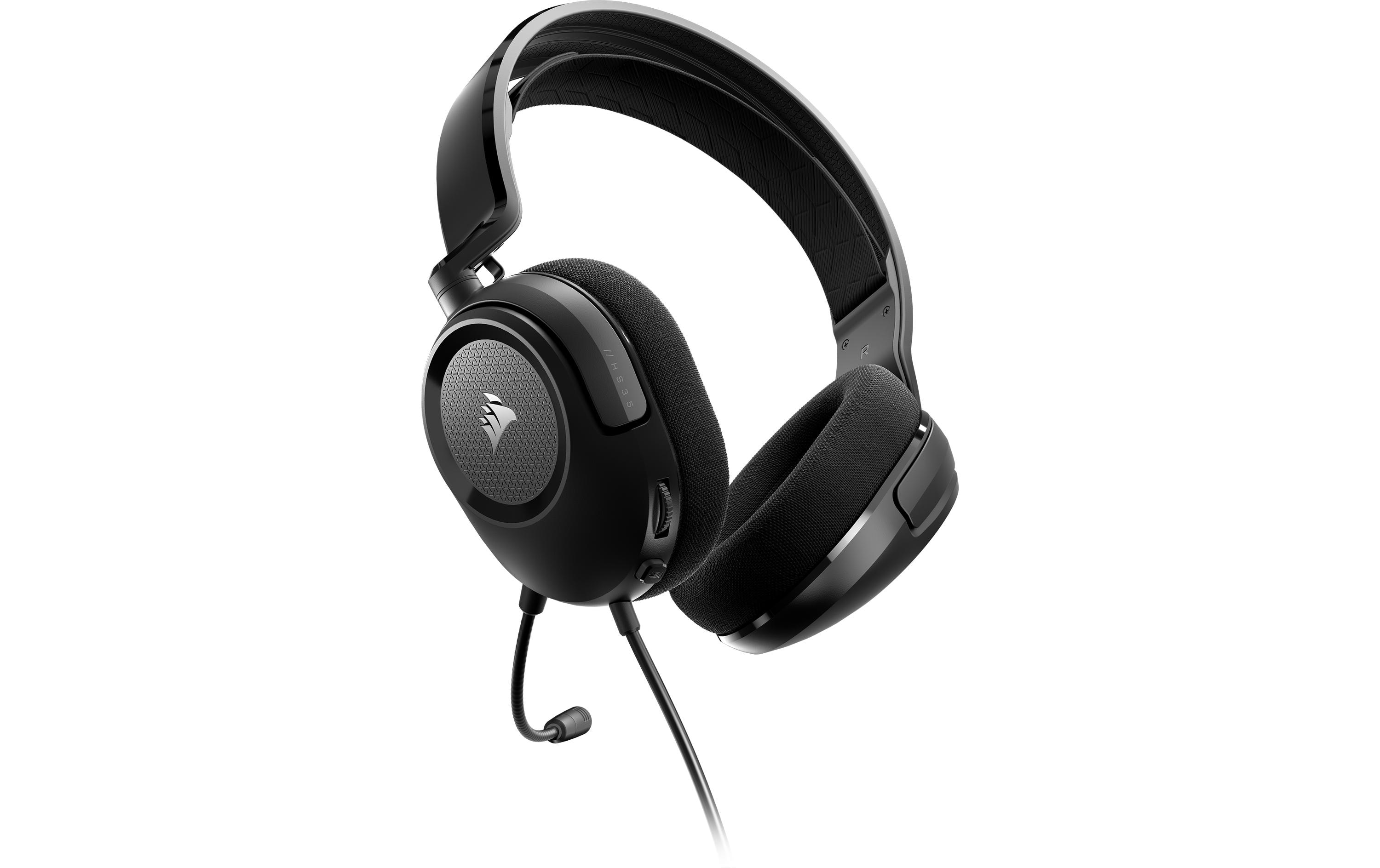 CORSAIR Gaming HS35 v2 - Headset - ohrumschließend - kabelgebunden - 3,5 mm Stecker - Kohle