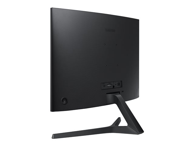 Samsung C24F396FHR - LED-Monitor - gebogen - 59 cm (24") (23.5" sichtbar) - 1920 x 1080 Full HD (1080p) @ 60 Hz - VA - 250 cd/m² - 3000:1 - 4 ms - HDMI, VGA - Shiny Black