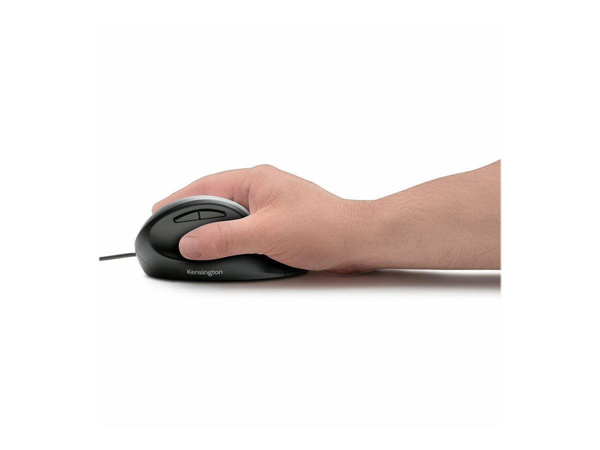 Kensington Pro Fit Ergo - Maus - USB - Schwarz