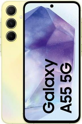 Samsung Galaxy A55 - Awesome Lemon - 5G Smartphone - 128 GB - GSM