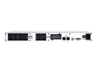CyberPower OR600ERM1U Line-Interactive USV 600VA/360W Rackmount 1U,USB (HID), AVR, LCD, Ausgang (6) IEC, Expansion Port für opt. Netzwerkkomunikation