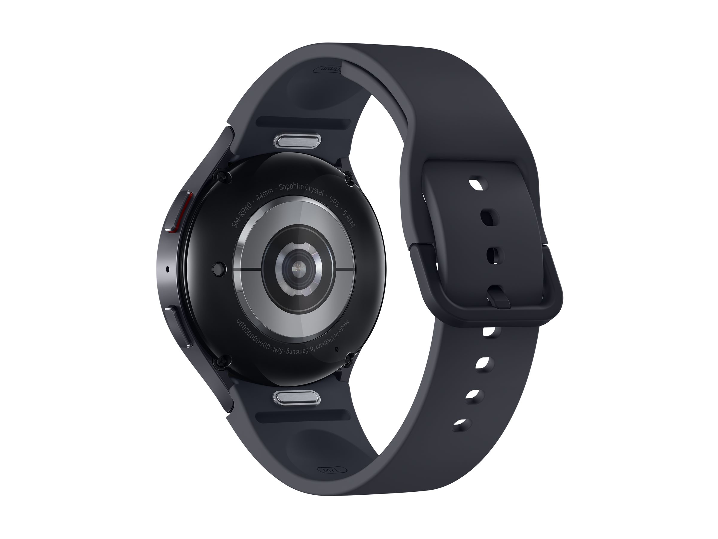 Samsung Galaxy Watch6 - 44 mm - intelligente Uhr - ohne Armband - Anzeige 3.73 cm (1.5") - 16 GB - LTE, NFC, Wi-Fi, Bluetooth - 4G - 33.3 g - Graphite (SM-R945FZKDDBT)