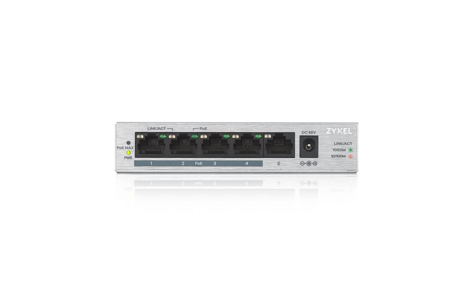 Zyxel PoE+ Switch GS1005HP 5 Port