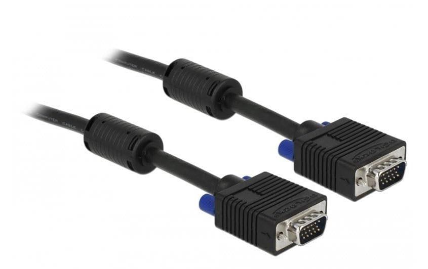 Delock - VGA-Kabel - HD-15 (VGA) (M) zu HD-15 (VGA) (M) - 2 m