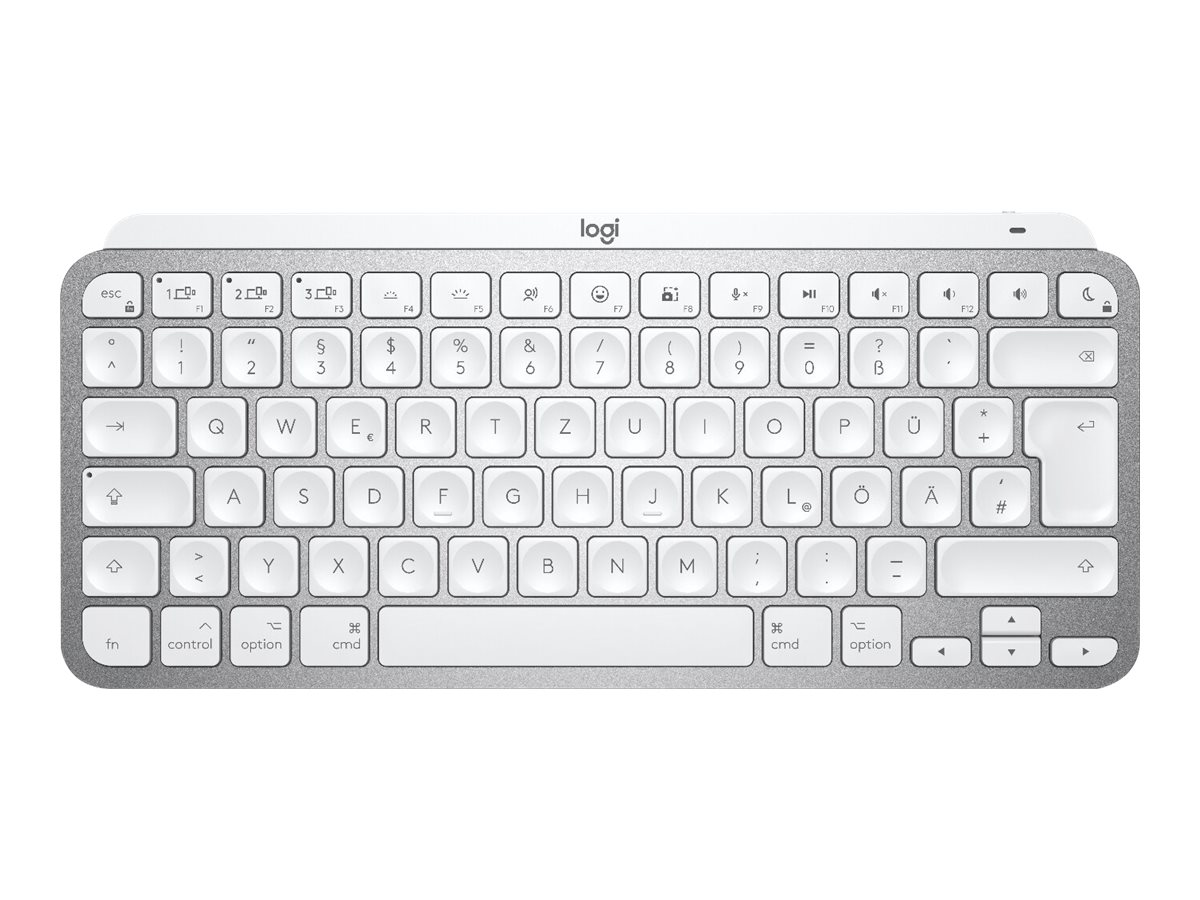 Logitech MX Keys Mini for Mac - Tastatur - QWERTZ - Deutsch - Pale Gray Eingabegerät