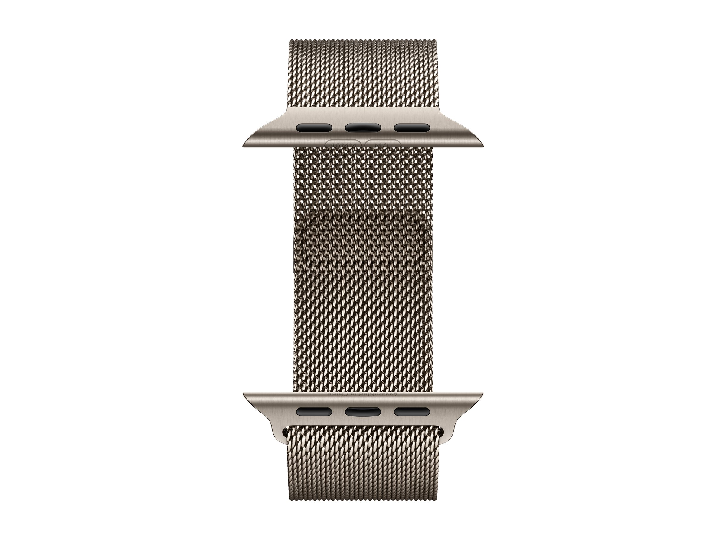 Apple Watch Series 11 GPS + Cellular 46mm Natural Titanium Case with Natural Milanese Loop - M/L