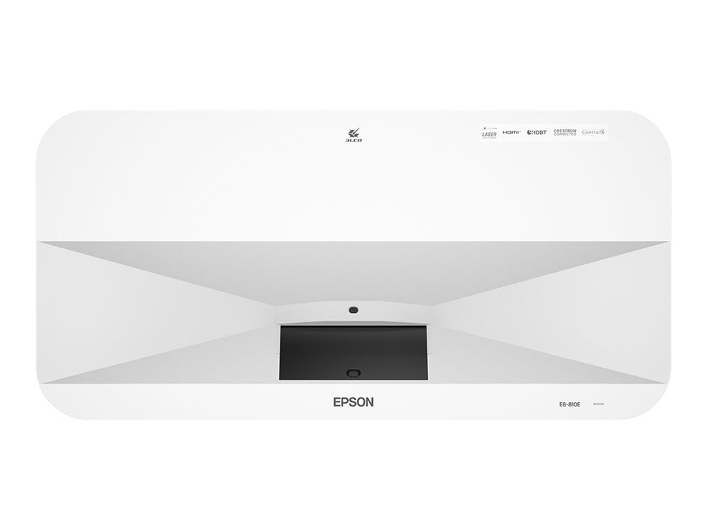 Epson EB-810E - 3-LCD-Projektor - Super-Ultrakurzdistanzobjektiv - 802.11a/b/g/n/ac Wireless / LAN/ Miracast - weiß