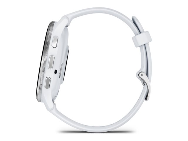 Garmin Venu 3 - verstärktes Polymer Whitestone - intelligente Uhr mit Band - 8 GB