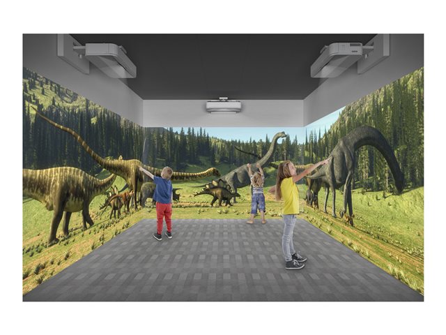 Epson EB-810E - 3-LCD-Projektor - Super-Ultrakurzdistanzobjektiv - 802.11a/b/g/n/ac Wireless / LAN/ Miracast - weiß