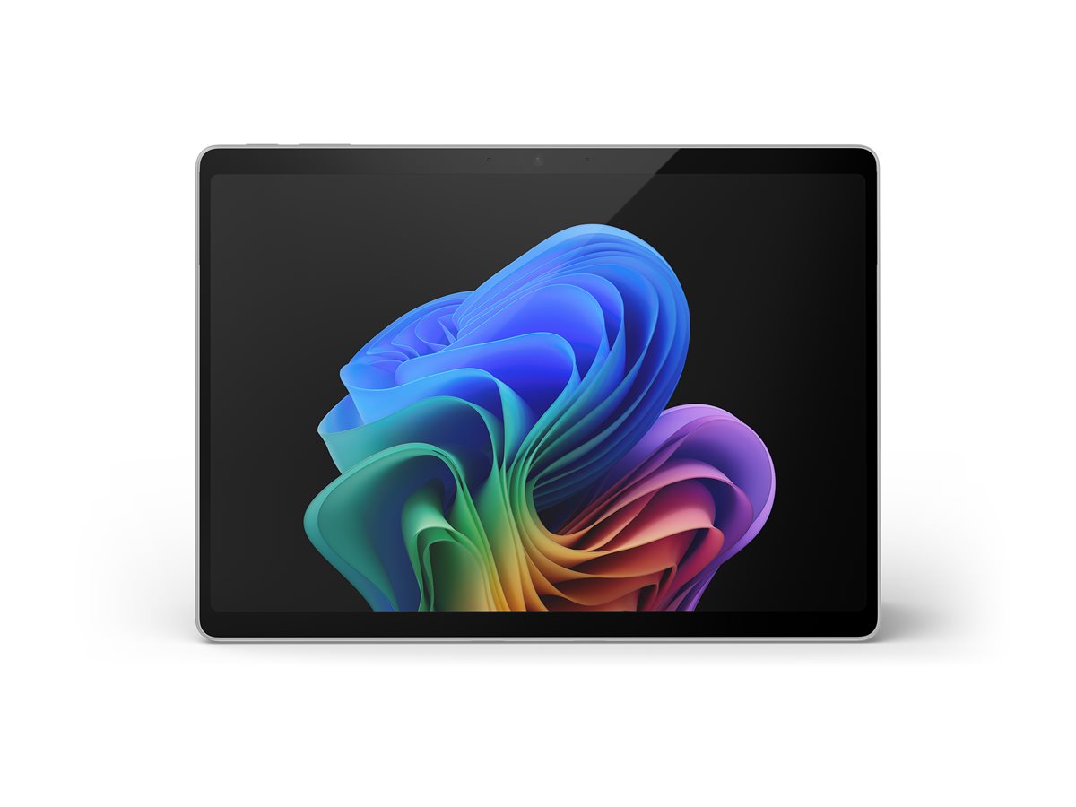 Microsoft Surface Pro Copilot+ PC - 11th Edition - Tablet - Snapdragon X Plus X1P-64-100 - Win 11 Pro - Qualcomm Adreno - 16 GB RAM - 256 GB SSD - 33 cm (13") Touchscreen 2880 x 1920 @ 120 Hz - Bluetooth, Wi-Fi 7 - 5G NR - Platin